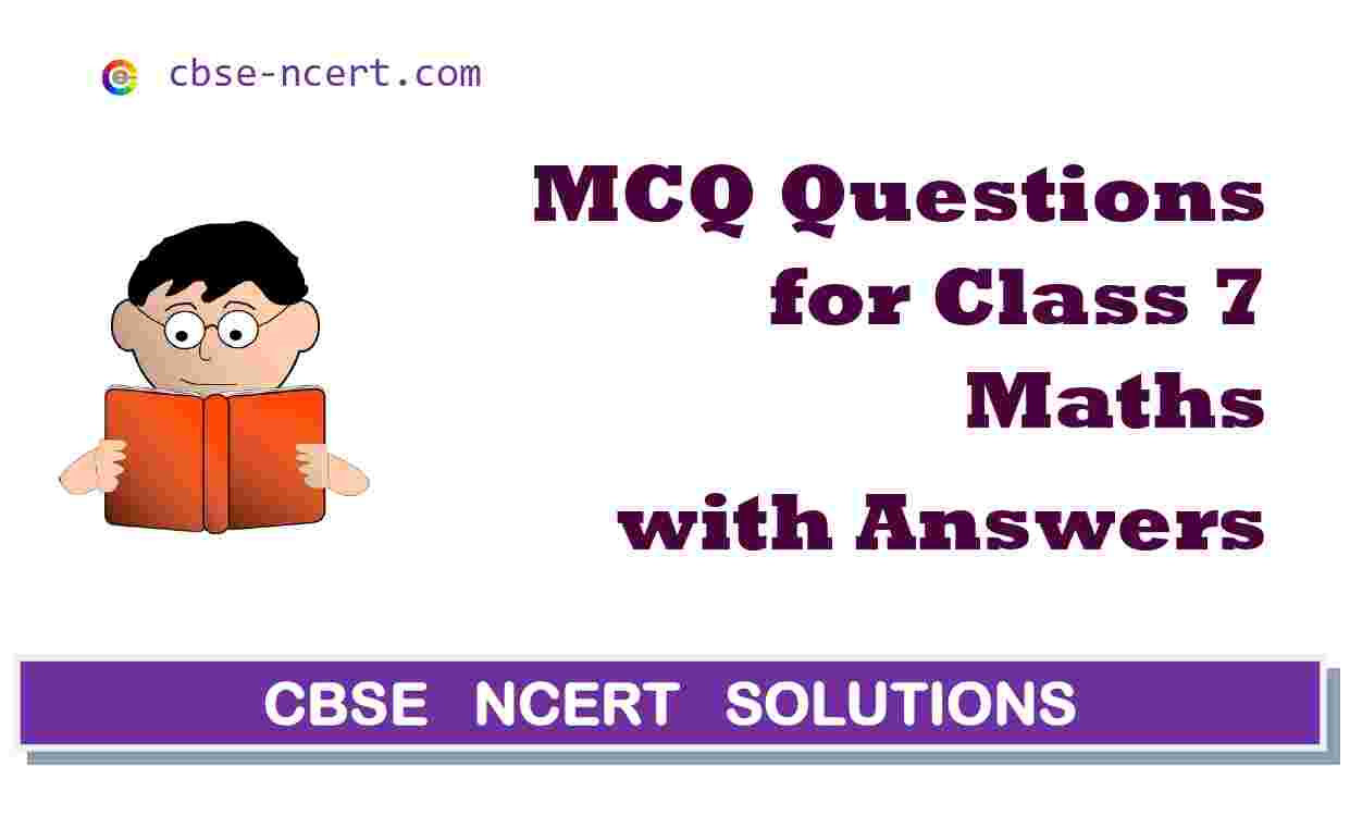 MCQ Questions Class 7 Maths Chapter 8