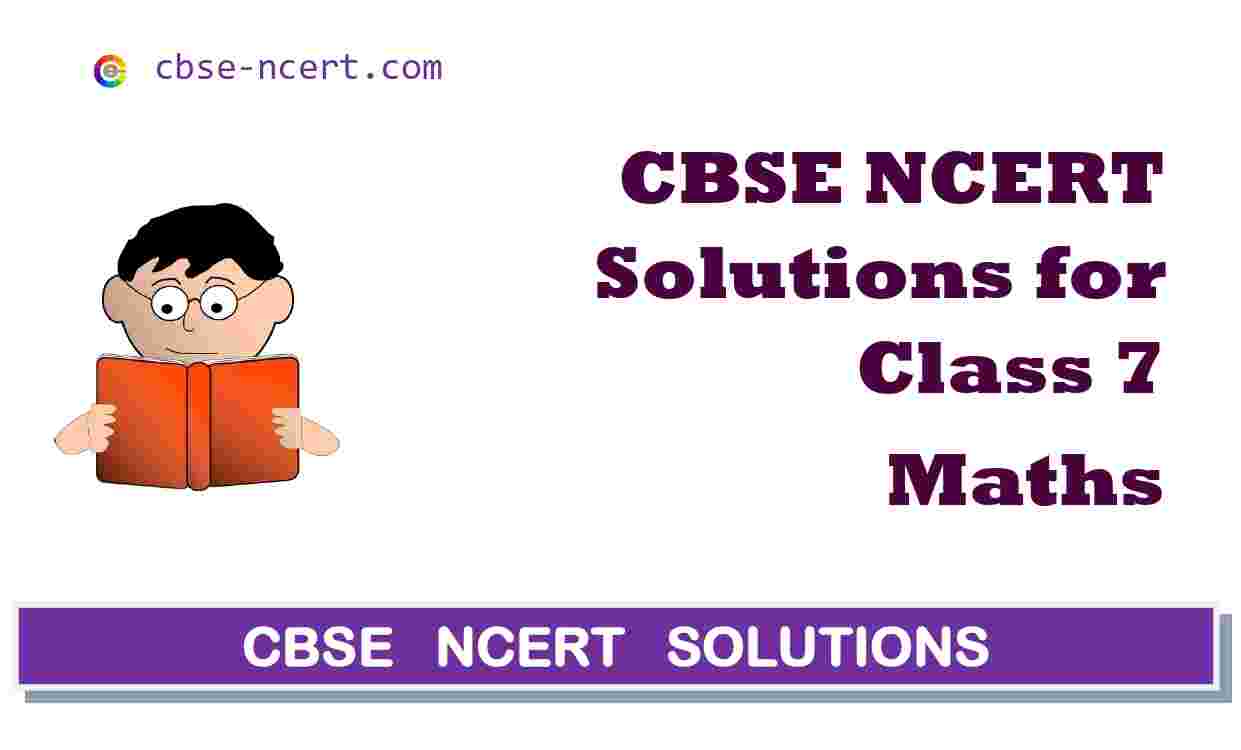 Cbse Syllabus Ncert Solutions Class 7 Maths
