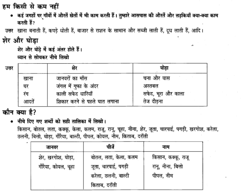 NCERT Solutions | Class 3 Hindi Rimjhim Chapter 5